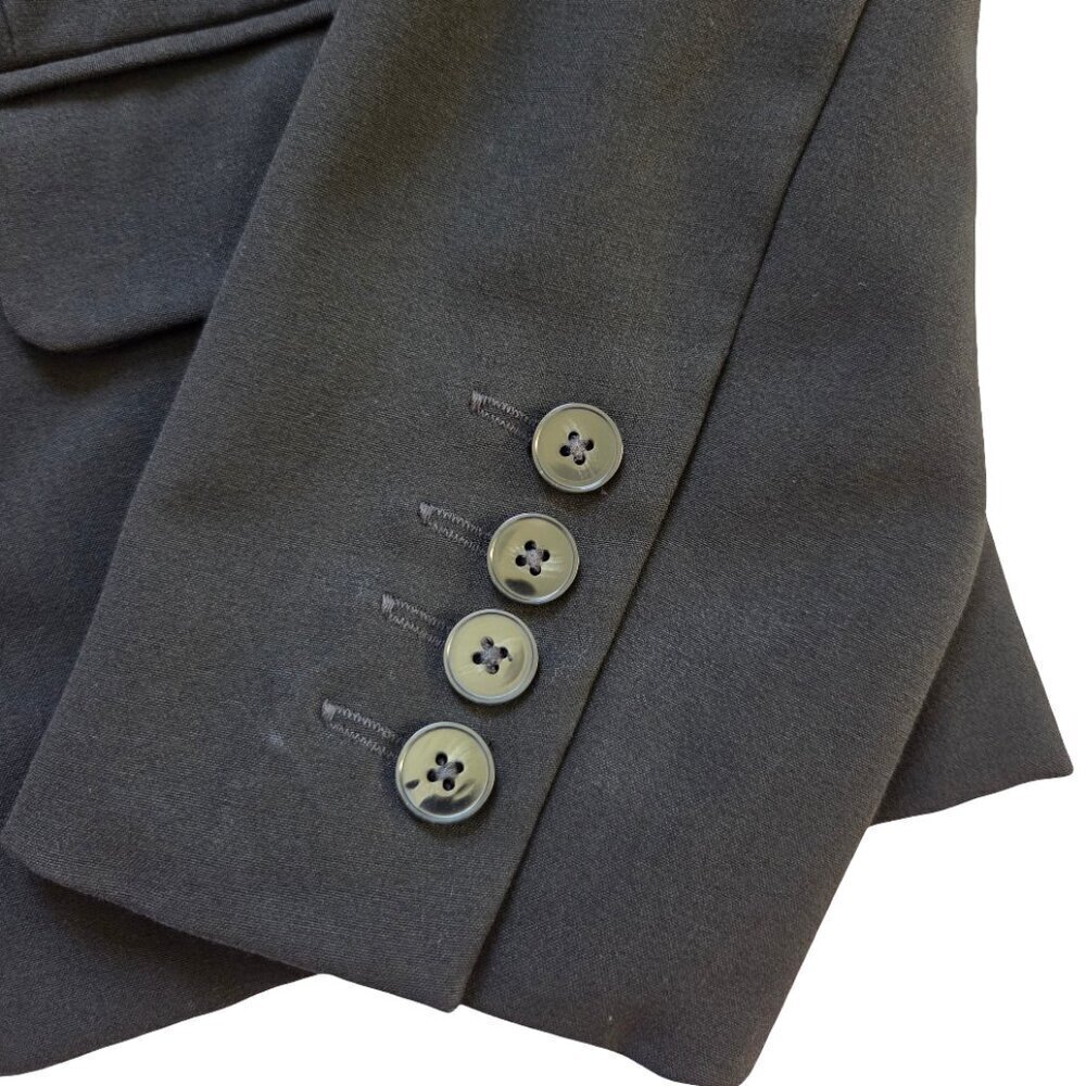 Charter Club Womens Black Blazer Size 6 Career Wear Business Classic Office - Picture 7 of 11
